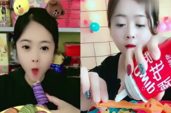 播放小姐姐吃播糖,小姐姐直播吃糖，甜蜜滋味引网友热议